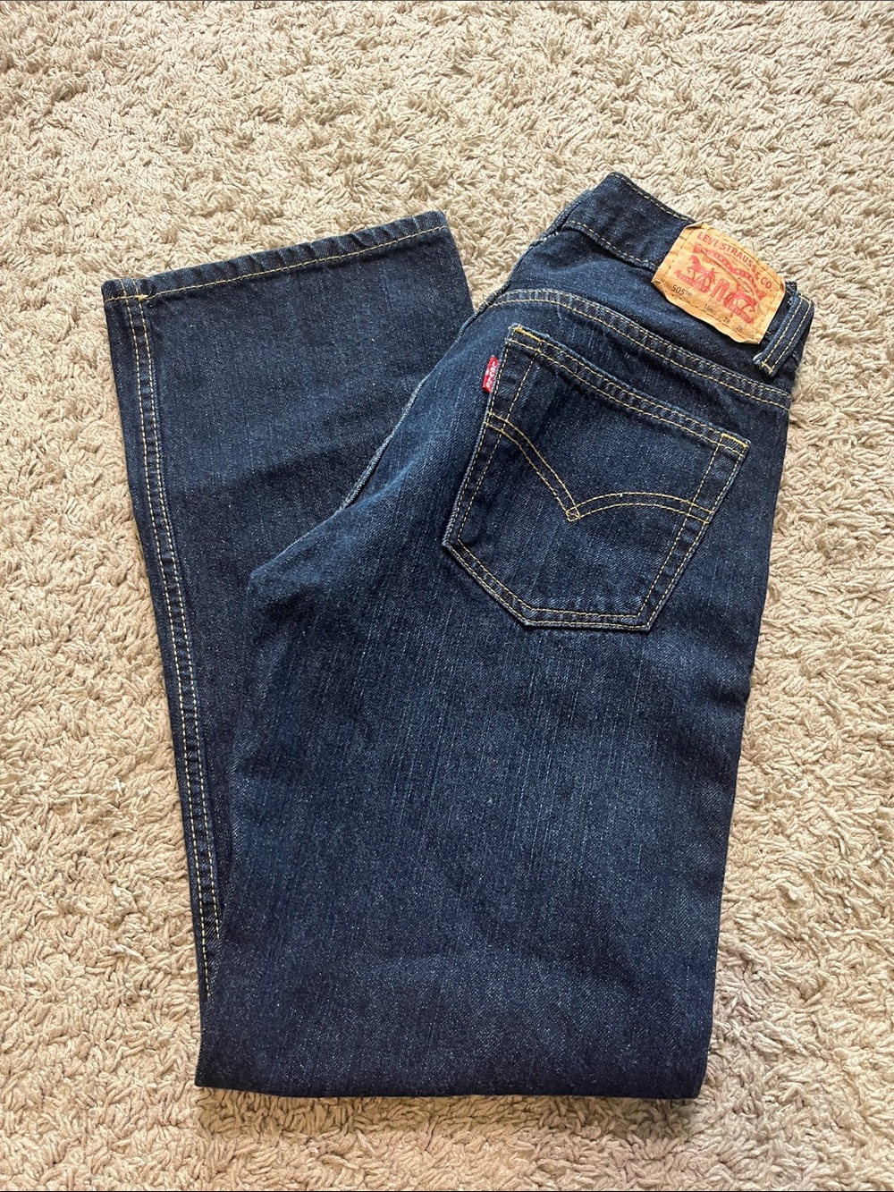 Levi's Navy Blue Men's Bootcut Jeans